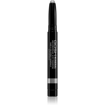 Gosh Mineral Waterproof dlhotrvajúce očné tiene v ceruzke vodeodolné odtieň 006 Metallic Grey 1,4 g