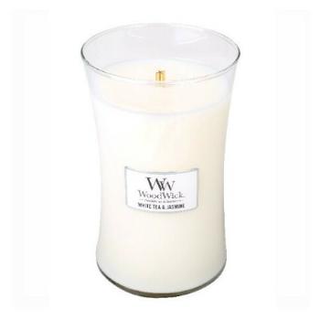 WOODWICK Vonná sviečka váza veľká White Tea & Jasmine 609,5 g