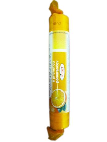 Intact rolky hroznový cukor pomaranč 40g