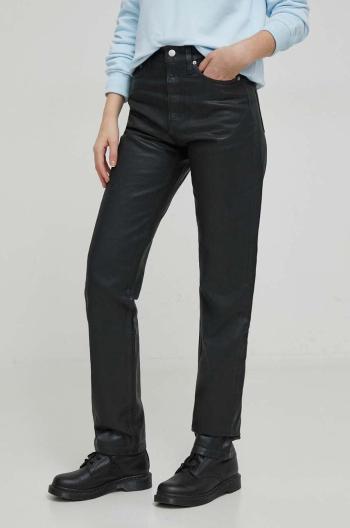 Rifle Calvin Klein Jeans dámske,čierna farba,J20J222431