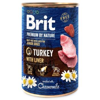 BRIT PREMIUM BY NATURE TURKEY WITH LIVER 400 G (294-100317)