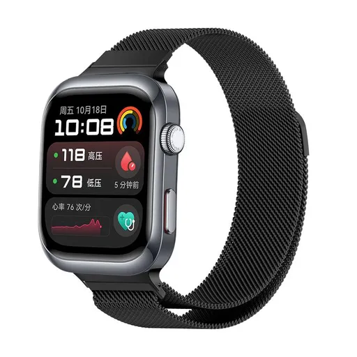 MILANESE Kovový remienok pre Huawei Watch D2 čierny