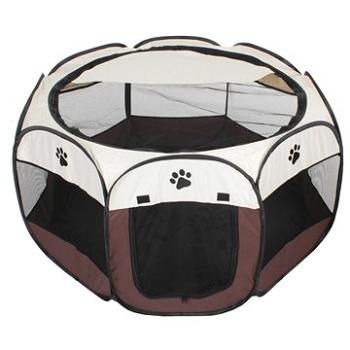 Merco, Pet Octagonal ohrádka pre psov hnedá (42941)