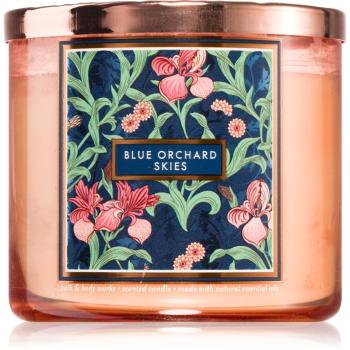 Bath & Body Works Blue Orchard Skies vonná sviečka 411 g