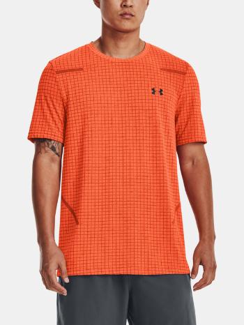 Under Armour UA Seamless Grid Póló Narancssárga