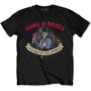 Guns N' Roses Tričko Skeleton Vintage Unisex Black XL