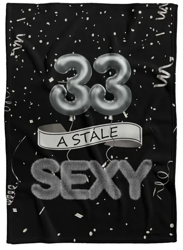 Deka Stále sexy – Čierna (vek: 33, Podšitie baránkom: NE)