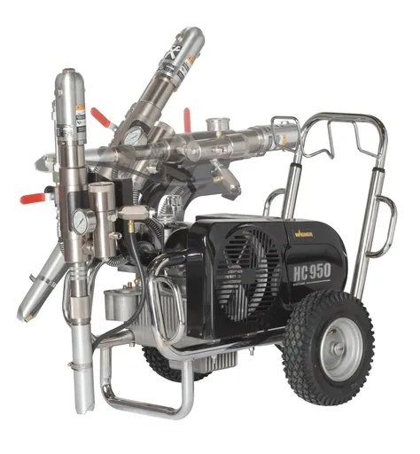 HeavyCoat 950 elektrický pohon - Hydraulické piestové zariadenie - Vozík striekacie zariadenie vozík