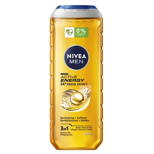 NIVEA Men Active Energy Sprchový gél 500 ml