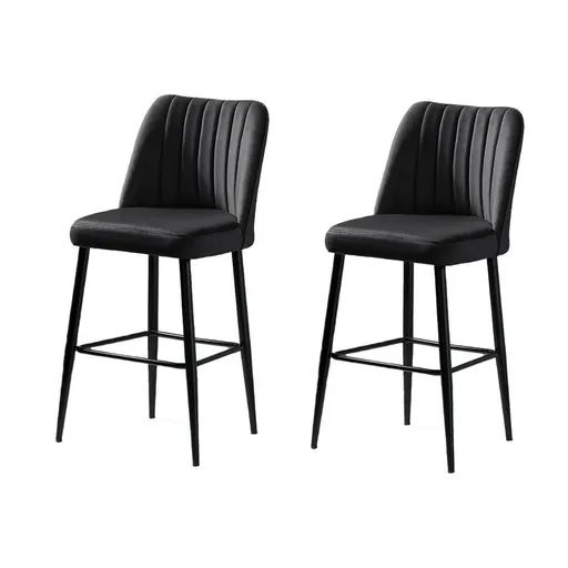 Súprava barových stoličiek Vento Black, 2 ks, 2 ks