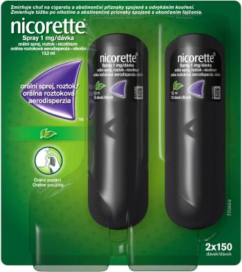 NICORETTE ® Spray 1 mg/dávka, orálna roztoková aerodisperzia 2 x 150 ks