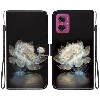 ART Peňaženkový kryt pre Motorola Moto G55 5G CRYSTAL PEONY