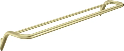 DEANTE - Silia brúsené zlato vešiak na uteráky, dvojitý - nástenný ADI_R631