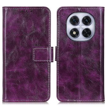 RETRO Peňaženkový obal Xiaomi Redmi Note 14 Pro fialový