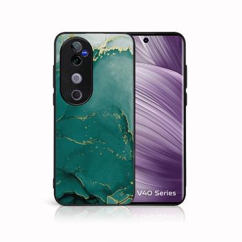 MY ART Ochranný kryt pre Vivo V40 5G GREEN MARBLE (145)