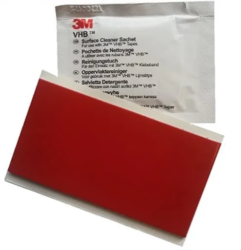 Sada náhradných nálepiek 3M (nálepka 50 x 100 mm + čistiaca handrička)