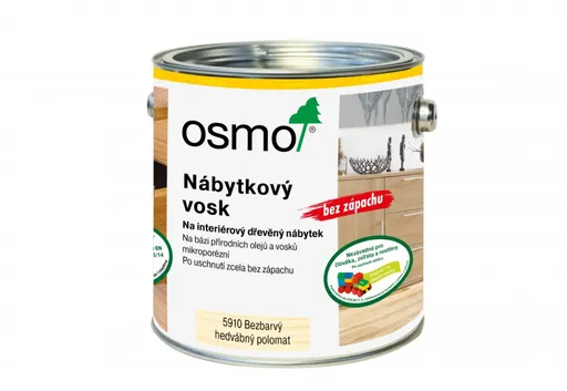 OSMO Nábytkový vosk 2,5 l 5910- bezfarebný