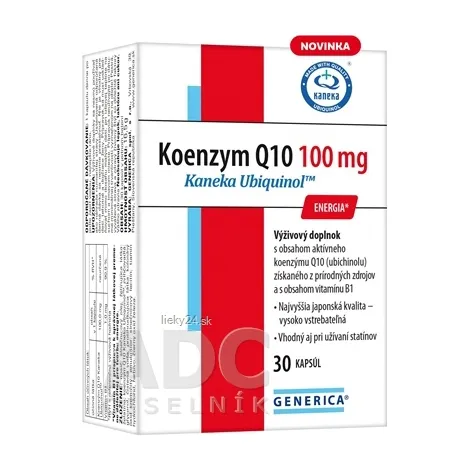 GENERICA Koenzym Q10 100 mg Kaneka Ubiquinol