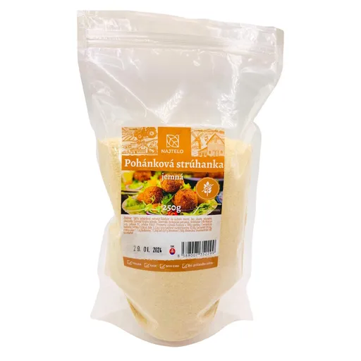 NAJTELO Pohánková strúhanka bezlepková 250 g