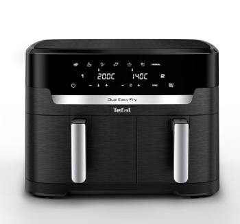 Tefal Dual XXL Easy Fry Forrólevegős Fritőz 11l - Fekete