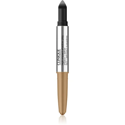 Clinique High Impact™ Shadow Play očné tiene v ceruzke duo odtieň Sparkling wine + Caviar 1.9 g