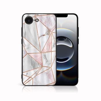 MY ART Ochranný kryt pre Apple iPhone 16e PINK MARBLE (143)