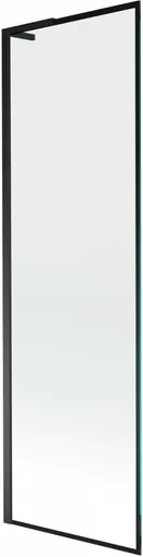 MEXEN/S - Next L vaňová zástena FIX 60 x 150, čierna vzor, čierna 895-060-000-03-70-70