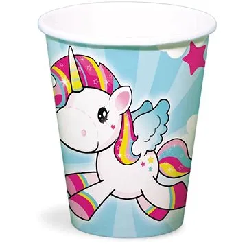 Poháriky jednorožec – little unicorn 250 ml/8 ks (8714572650410)