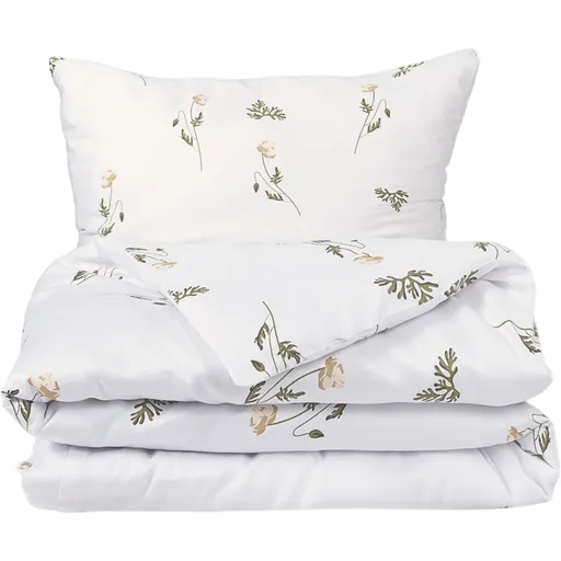 Matex Saténové obliečky Lúčny kvietok, 140 x 200 cm, 70 x 90 cm