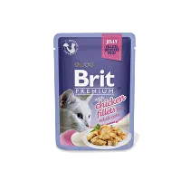 Brit Premium Cat D filé v želé s kuracím mäsom 85g