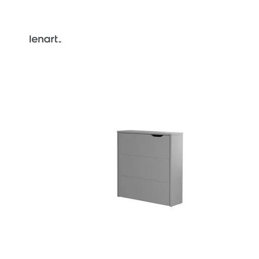 Dig-net nábytok Posuvný stôl Lenart WORK CONCEPT CW-2L slim | ľavá Farba: Sivá