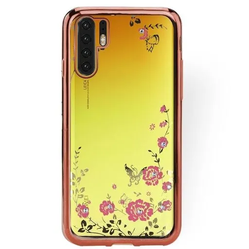 BLOOM TPU obal Huawei P30 Pro ružový