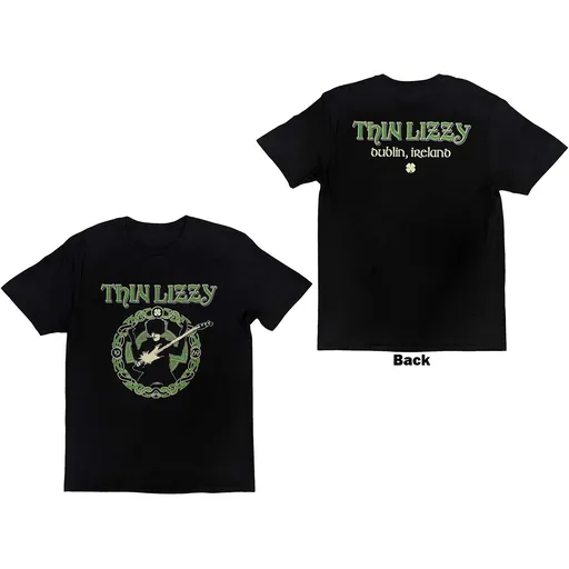 THIN LIZZY tričko Celtic Ring Čierna S