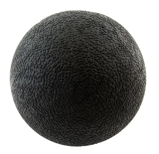 Masážna gulička 6cm, tvrdá, čierna