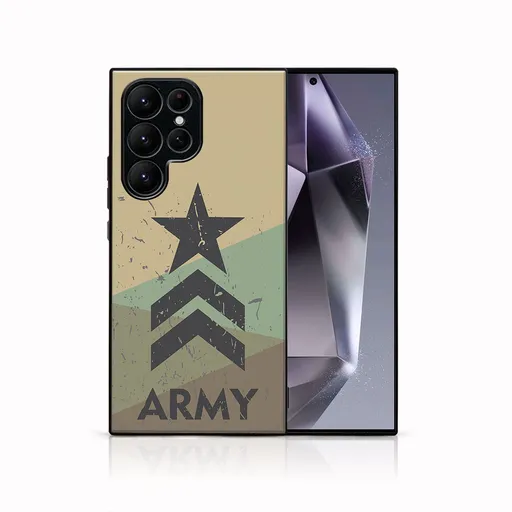 MY ART Ochranný kryt pre Samsung Galaxy S24 Ultra 5G ARMY (236)