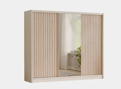 ArtStol Šatníková skriňa LONDON 250 LUX | so zrkadlom