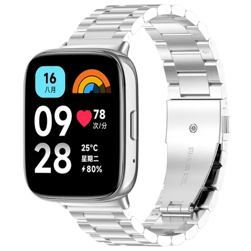 CLASSIC Kovový remienok pre Xiaomi Redmi Watch 3 Active strieborný