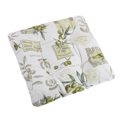 Bellatex Sedák prešívaný Ema Oliva, 40 x 40 cm