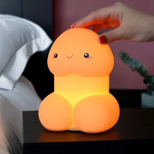 Dotyková nočná lampa penis