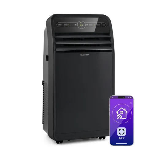 Klarstein Metrobreeze New York Smart 12k, mobilná klimatizácia, 12 000 BTU/3,5 kW, A, diaľkový ovládač