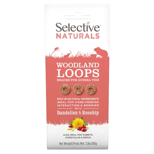 SUPREME Selective naturals snack woodland loops púpava a šípky 80 g