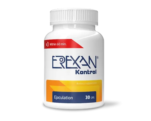 EREXAN Kontrol oddialenie vyvrcholenia pre mužov - 30 kapsúl