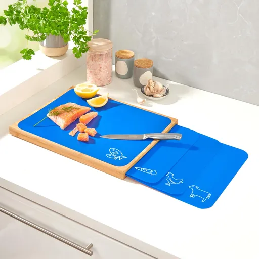 Die moderne Hausfrau Bambusové kuchyňské prkénko včetně 4 podložek