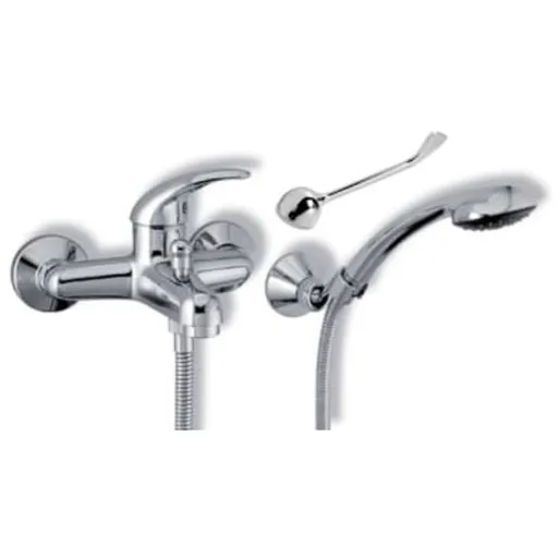 Vaňová batéria Novaservis Metalia 55 so sprchovacím setom 150 mm chróm 55020.0L