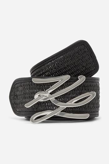 Opasok Karl Lagerfeld dámsky, čierna farba, A2W33052