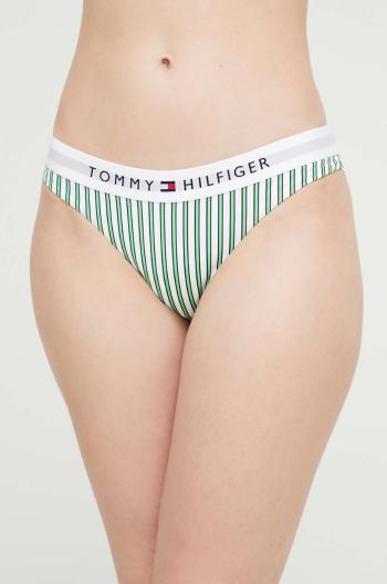 Plavkové nohavičky Tommy Hilfiger zelená farba