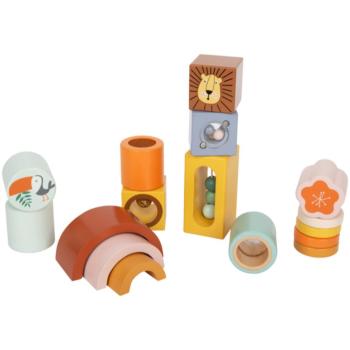Small foot Safari kocky pre deti 12 m+ 12 ks