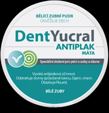 DENTYUCRAL Zubný púder Antiplak mäta 50 g