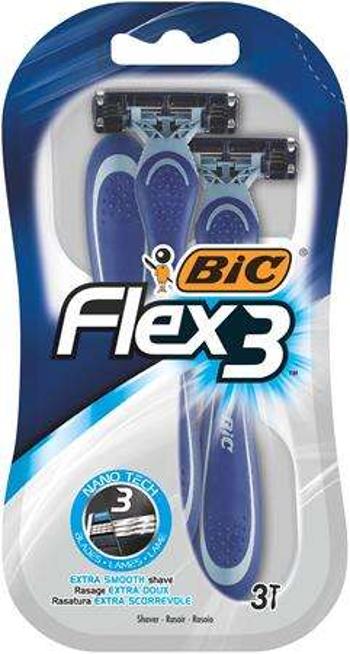 Férfi eldobható borotva BIC &quot;FLEX 3&quot; - 3 db/bliszt