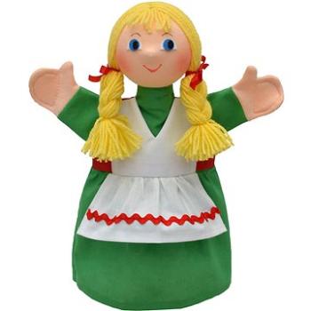 Marienka 27 cm zelená, maňuška (8590121500463)